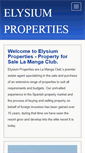 Mobile Screenshot of elysiumproperties.com